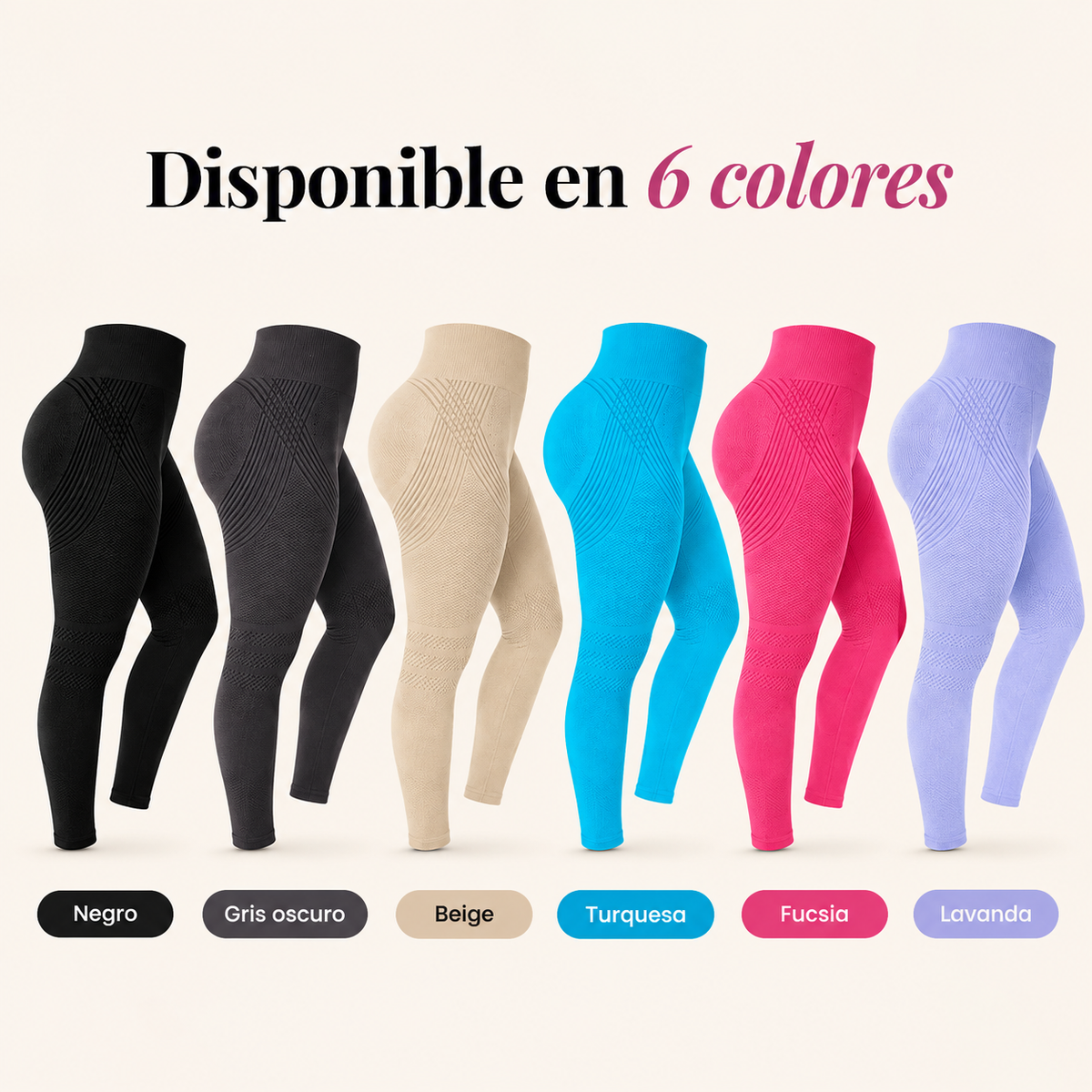 Leggings moldeadores · Mantén la espalda en su lugar